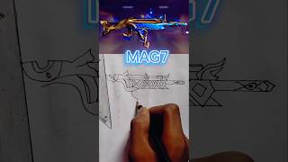 MAG7 Drawing free fireshorts viral trending drawing freefire [upl. by Ttekcirc863]