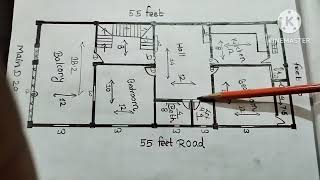 20 x 55  1100 squre feet me House 🏠 plan with 🚗 parking housedesign  construction dreamhouse [upl. by Cottle]