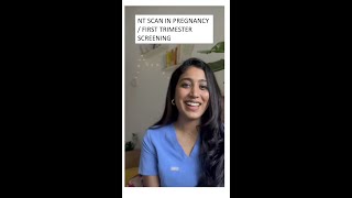 NT SCAN  FIRST TRIMESTER SCREENING [upl. by Ylrebnik]