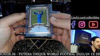 GB38  FUTERA UNIQUE WORLD FOOTBAL 202324 1X DISPLAY BOX [upl. by Airom]