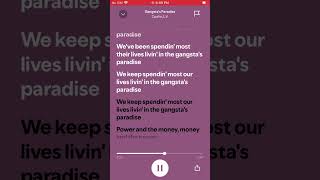 Gangstas paradise lyrics ​⁠officialcoolio LV [upl. by Jenei]