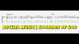 Goodness Of God  Bethel Music  Tablatura [upl. by Etolas352]