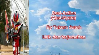 RealAction  Takeru Satoh Kamen Rider Deno Liner Form Insert Song Lirik Dan Terjemahan [upl. by Jilleen]