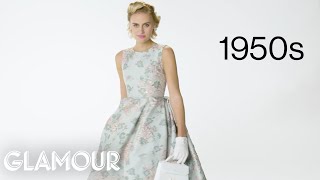 100 Years of Dresses  Glamour [upl. by Hinman]