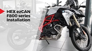 HEX ezCAN F800 Installation BMW Fseries [upl. by Mailiw]