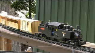 Double Fairlie 0440 Steam Locomotive [upl. by Arimlede]