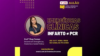 EMERGÊNCIAS CLÍNICAS  INFARTO X PCR  TR CURSOS [upl. by Ahsinroc]