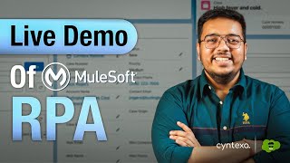 Live Demo Of MuleSoft RPA  Introduction to MuleSoft RPA mulesoft mulesofttraining [upl. by Idnib]