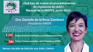 ¿Qué hay de nuevo en procedimientos de vigilancia de IAAS Manual de la RHOVE junio 2024 VESP [upl. by Nomzaj]