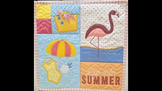 Kimberbell Mini Quilt August Part 2 July 1 2024 [upl. by Nylzzaj375]