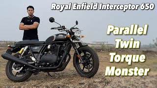 2024 Royal Enfield Interceptor 650 Review  Parallel Twin In A Budget [upl. by Nynahs]