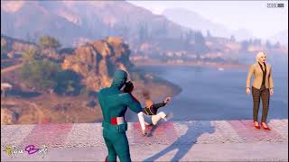 GTA 5 Crazy Ragdolls RED SPIDERMAN VS YELLOW MINION VS RED MINION Euphoria Physics and Funny 59 [upl. by Oretna]