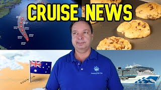 CRUISE NEWS  SHIPS RUN FROM HURRICANE GOOD NEWS FROM PRINCESS AND AUSTRALIA [upl. by Llenram]