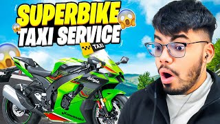 Giving Free Rides To Random Strangers in My SUPERBIKE  Kawasaki Zx10r [upl. by Ylrebmyk]