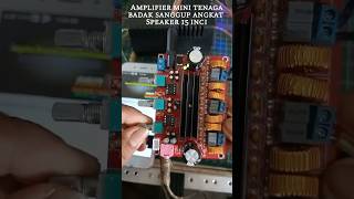 Kecil tenaga badak dapat ngangkat speaker 15 inci diy elektronika [upl. by Aldrich]