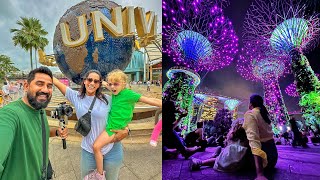 Back in Singapore Universal Studios Flower Dome Light Show [upl. by Kania]