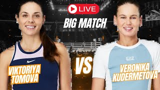 WTA LIVE VERONIKA KUDERMETOVA VS VIKTORIYA TOMOVA WTA SEOUL 2024 TENNIS PREVIEW STREAM [upl. by Anahcar]