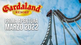 Gardaland APERTURA 2022 tutte le NOVITÀ [upl. by Airtal768]