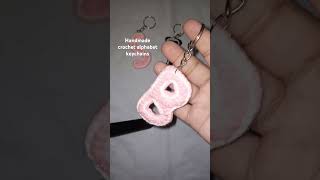 Crochet alphabet keychains order on insta id yarnfulbliss shorts subcribe viralvideo viral [upl. by Samuel]