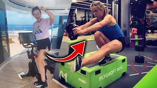 Top 2024 Elina Svitolina Tennis Gym Workout [upl. by Fidellas]