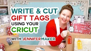 Cricut Gift Tags How to Write amp Cut Them  Free Templates amp a Penwriting Font [upl. by Carroll190]