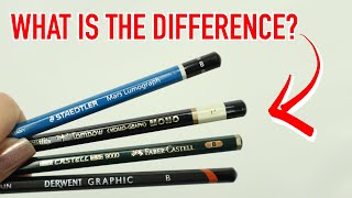 WHAT ARE THE BEST GRAPHITE PENCILS FOR DRAWING Most popular brands comparison [upl. by Lika]