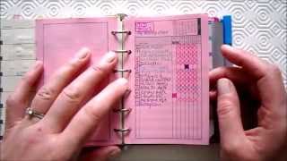 April 2015 Filofax Pocket Setup [upl. by Nam]