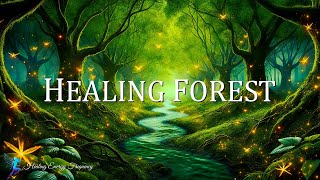 HEALING FOREST AMBIENCE  639Hz  741Hz  Miracle Tones  Enhancing Love  Detoxifying Body [upl. by Ennis668]