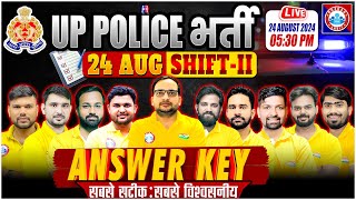 UP Police RE Exam Analysis  UPP Answer Key 2024  24 August 2nd Shift  UP Police Paper Solution [upl. by Anoiek]