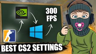 The Newest CS2 Settings for MAX FPS  Set Up Your PC As A Pro 2025 [upl. by Nnylyrehc]