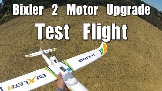 Bixler 2 Motor Upgrade TEST FLIGHT [upl. by Denver409]