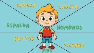 Canción de las Partes del Cuerpo para Niños  Aprende Jugando [upl. by Newel]