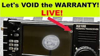 Voiding the X6100 Warranty Live Whats it look like on the inside [upl. by Toby109]