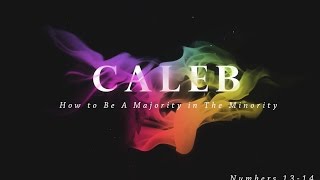 Caleb  How to Be A Majority in The Minority  Numbers 1314 [upl. by Janey]