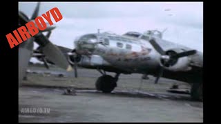 Bit O Lace  709th Bomb Squadron B17 Film [upl. by Wolsniw]