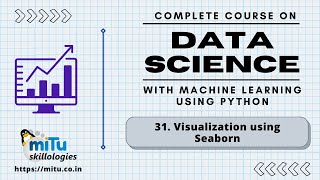 Data Science and Artificial Intelligence Session31 Visualization using Seaborn [upl. by Anoerb]