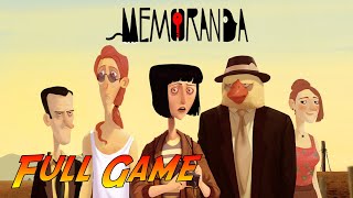 Memoranda  Complete Gameplay Walkthrough  Full Game  No Commentary [upl. by Yenal118]