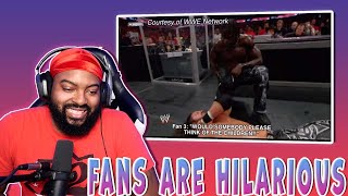 Hilarious Shouts from Fans at Wrestling Shows Compilation Reaction [upl. by Schaumberger957]