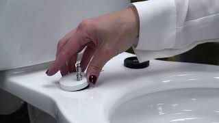 How to Install a Toilet Seat 5055A amp 5055B Models by American Standard [upl. by Neitsirk]