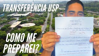 Tudo sobre a PROVA DE TRANSFERÊNCIA EXTERNA da USP e como eu PASSEI [upl. by Pierette]