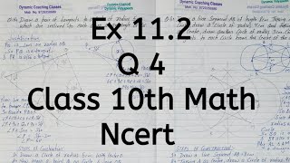 Ex 112  Q 4  Chapter 11  Constructions  Class 10 Math  Ncert [upl. by Yelbmik]