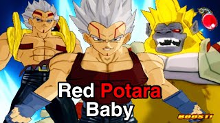 Red Potara Baby Vegeta Never Seen So Many Ki Blasts DBZ Budokai Tenkaichi 3 [upl. by Fenner681]