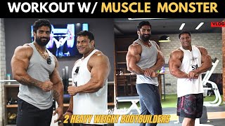 Indian Genetics Power💪 Delts Workout with Narender Yadav Bhai⚡ Nitin Chandila [upl. by Noslen]