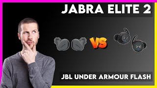 Jabra Elite 2 vs JBL Under Armour Flash Comparison [upl. by Ruamaj579]