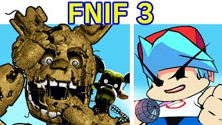 Friday Night Funkin VS Five Night In Funkin 3 DEMO FNF Mod Five Nights at Freddys 3FNaF 3 [upl. by Olotrab]