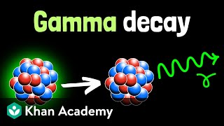 Gamma decay  Physics  Khan Academy [upl. by Iniretake]