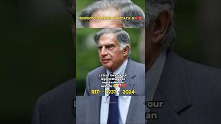 Shradhanjali for respected sir Ratan Tata ji 🫀❤️ motivation ratantata ratantatadeath [upl. by Rochette]