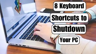 8 Fastest PC Shutdown Shortcuts  No Mouse Needed Win Pro Tips Tricks [upl. by Cate]