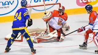 Sweden vs Czech Republic  2017 IIHF Inline Hockey World Championship [upl. by Jeremie480]