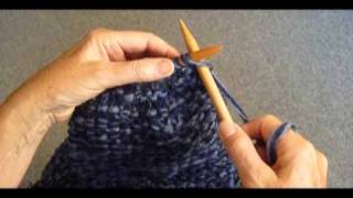 KNIT A POINTED EDGE SCARF  PART 2 [upl. by Ellora54]